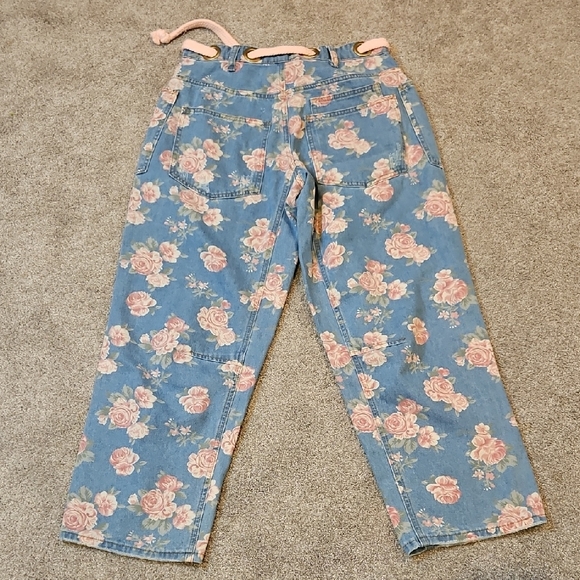 BiBi Denim with Pink Floral Accents - Picture 8 of 14